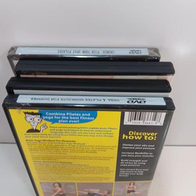 Exercise DVD'S Yoga and Plates