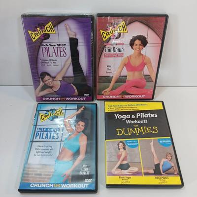 Exercise DVD'S Yoga and Plates