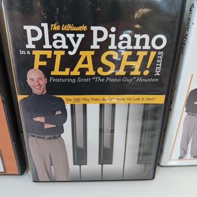 Three Play Piano DVD's
