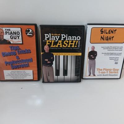 Three Play Piano DVD's