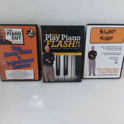 Three Play Piano DVD's