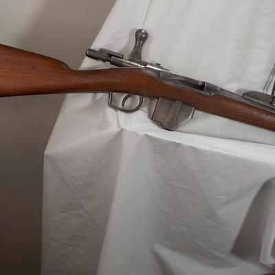 Steyr-Mannlicher M1878 Marine rifle carbine, original. est. $300 to $900.