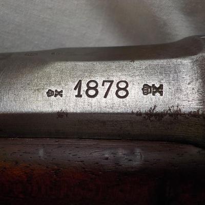 Steyr-Mannlicher M1878 Marine rifle carbine, original. est. $300 to $900.