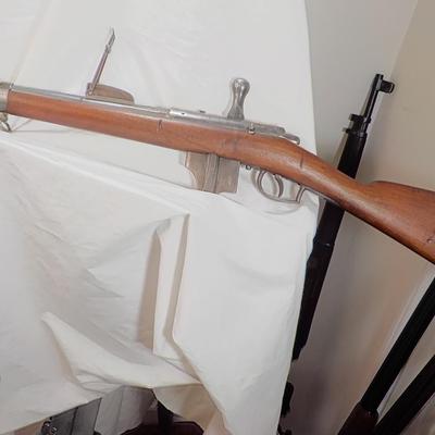 Steyr-Mannlicher M1878 Marine rifle carbine, original. est. $300 to $900.