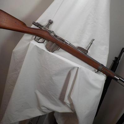 Steyr-Mannlicher M1878 Marine rifle carbine, original. est. $300 to $900.