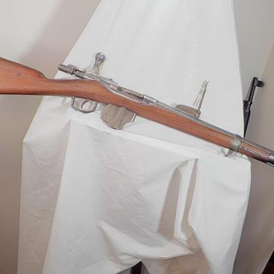Steyr-Mannlicher M1878 Marine rifle carbine, original. est. $300 to $900.