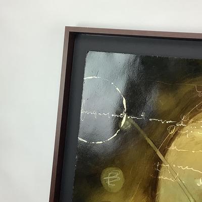 995 Original Acrylic on Paper Artwork titled "Metachin FB-5" by Sanford Wakeman