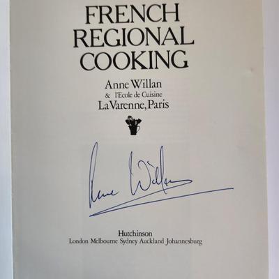 French Regional Cooking by Anne Willian - Autographed