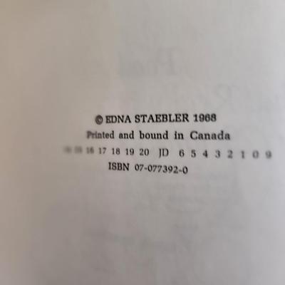 Food That Really Schmecks by Edna Staebler - Autographed