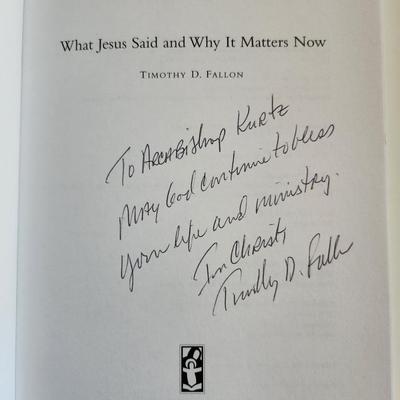 What Jesus Said by Timothy Fallon - Autographed