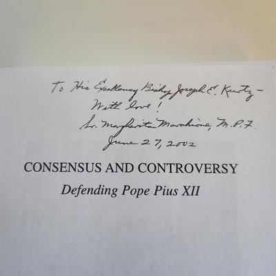 Consensus & Controversy by Margherita Marchione - Autographed