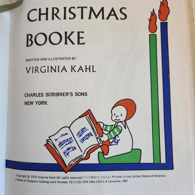 Gunhilde's Christmas Booke by Virginia Kahl - Autographed