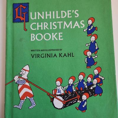 Gunhilde's Christmas Booke by Virginia Kahl - Autographed