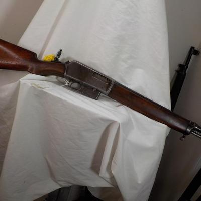 1917 Winchester Model S.L. Model 07, .351 cal.rare. est. $300 to $900.