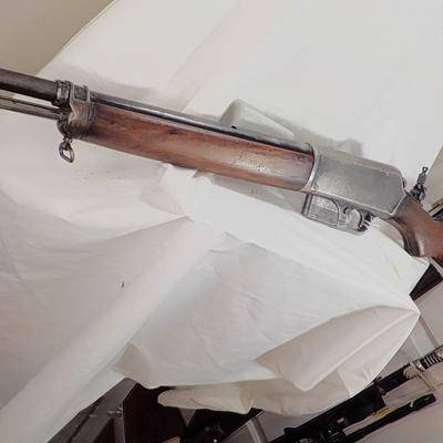 1917 Winchester Model S.L. Model 07, .351 cal.rare. est. $300 to $900.