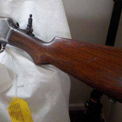1917 Winchester Model S.L. Model 07, .351 cal.rare. est. $300 to $900.