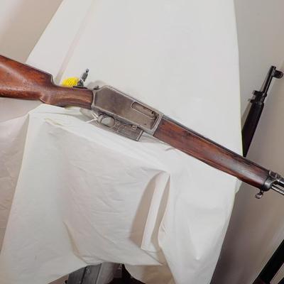 1917 Winchester Model S.L. Model 07, .351 cal.rare. est. $300 to $900.