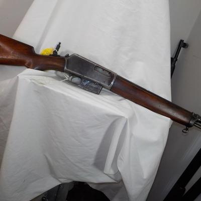 1917 Winchester Model S.L. Model 07, .351 cal.rare. est. $300 to $900.