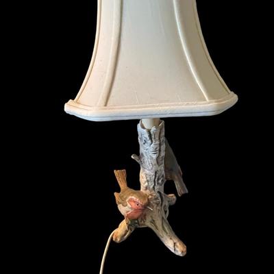 Vintage Goebel Bird Lamp