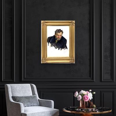 1005 Original Oil Painting "Study of Man" by Viktor Shatalin (1926-2003)