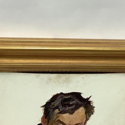 1005 Original Oil Painting "Study of Man" by Viktor Shatalin (1926-2003)