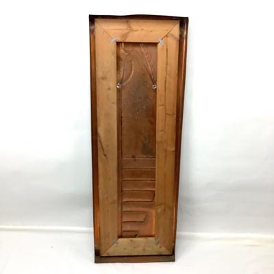 1009 Abstract Metal Art on Copper Artist Signed 1996