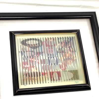 1012 Hologram Art by Yaacov Agam Signed & Numbered