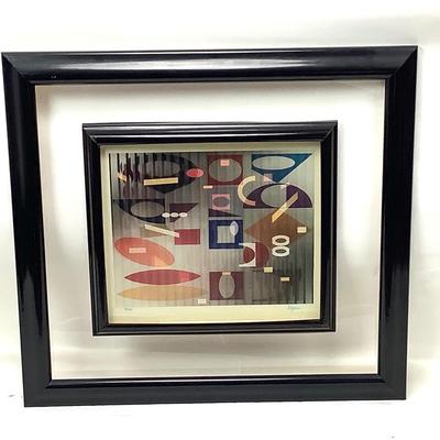 1012 Hologram Art by Yaacov Agam Signed & Numbered