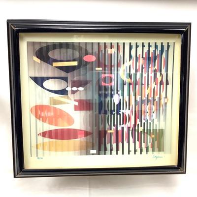 1012 Hologram Art by Yaacov Agam Signed & Numbered