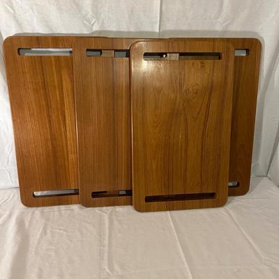 Four MCM Wooden Lap Trays (BS-MK)
