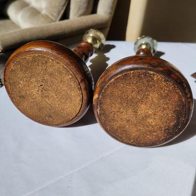 Ornate Mantel Clock and Candlesticks (K-DW)