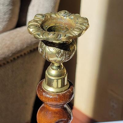 Ornate Mantel Clock and Candlesticks (K-DW)