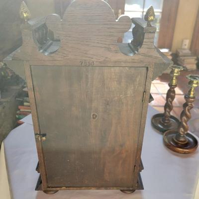 Ornate Mantel Clock and Candlesticks (K-DW)