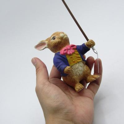Department 56 Dressed Easter Bunny Rabbit with Garden Tool Figurine