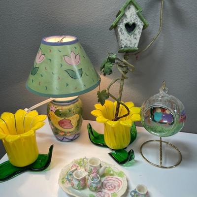 Spring decor and lamp