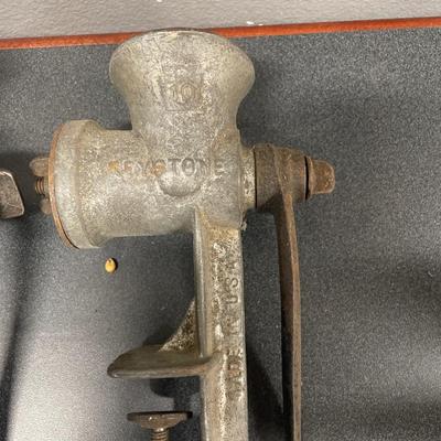 2 Antique Keystone grinders