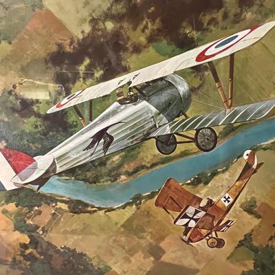Four J.B. Deneen World War Eagles Series I Prints (BS-MK)