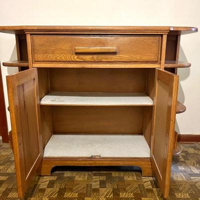 Wooden Cabinet Media Stand Project