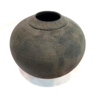 Lot #59  Great SHADYSIDE Pottery Raku Pottery Vessel - signed