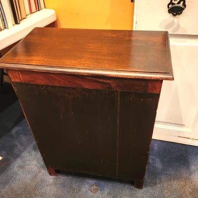 Lot #61  Vintage Oak Side Table with Drawer