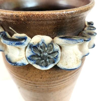 Lot #71 Nice Piece of Raku Style Studio Pottery - signed "Janus" ?