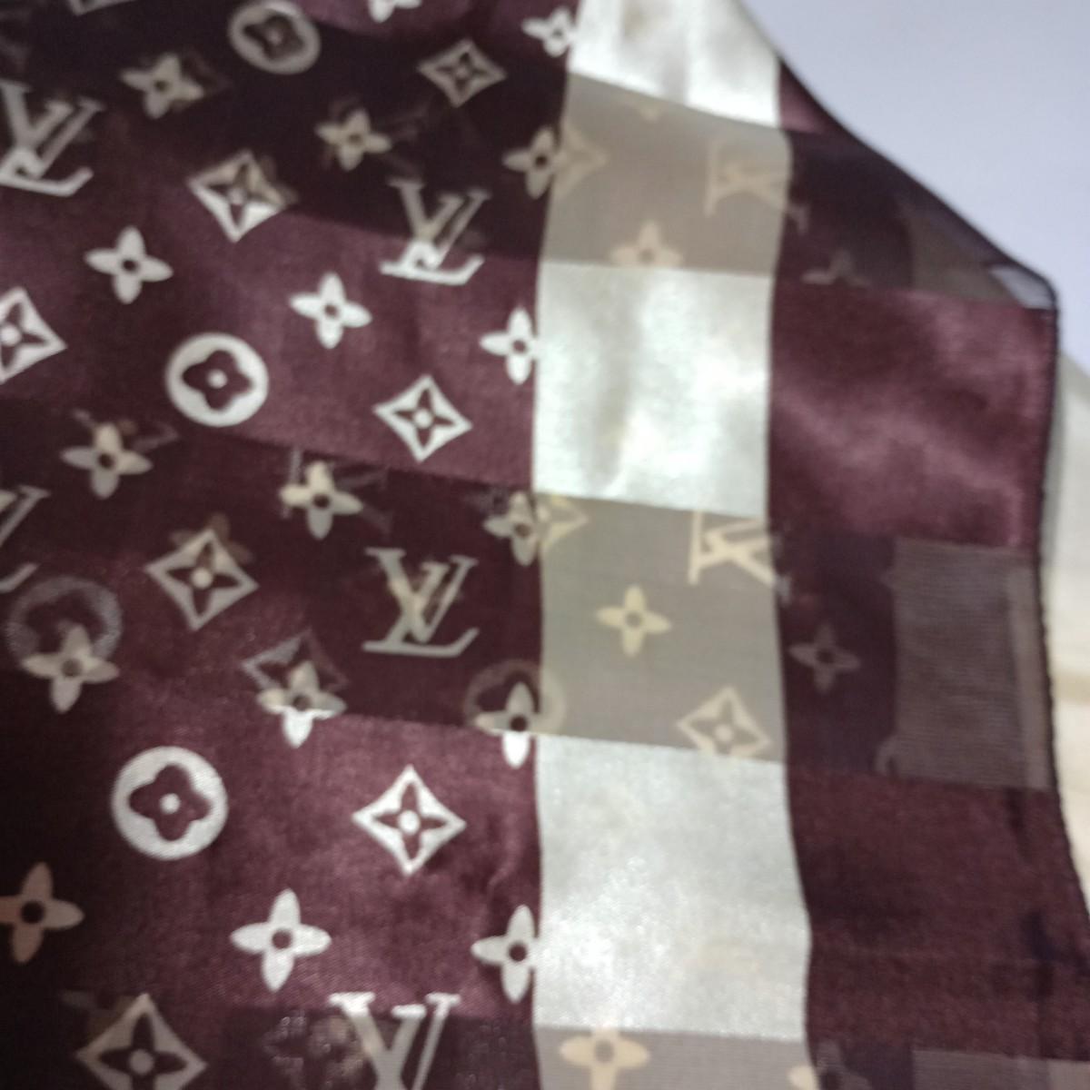 Sold at Auction: Louis Vuitton Silk Scarf