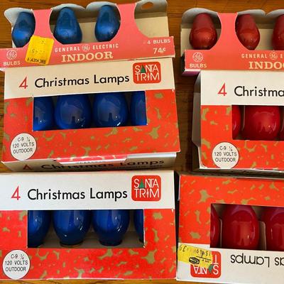 Lot of Christmas Light Bulbs
