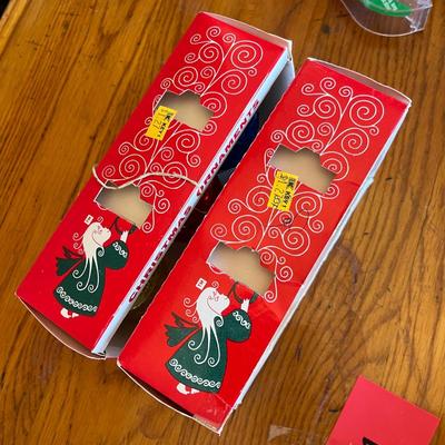 Lot of 2 NIB Ornaments