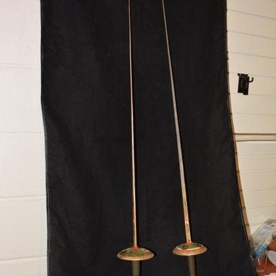 Pair of Vintage Decorative Fencing Foils 43x4