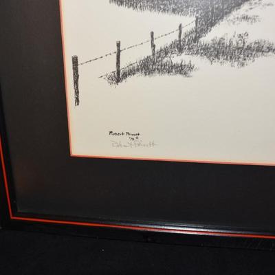 Robert Prevott "The Field" Framed Print, 40/100 1972