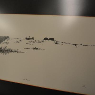 Robert Prevott "The Field" Framed Print, 40/100 1972