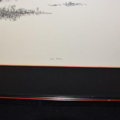 Robert Prevott "The Field" Framed Print, 40/100 1972