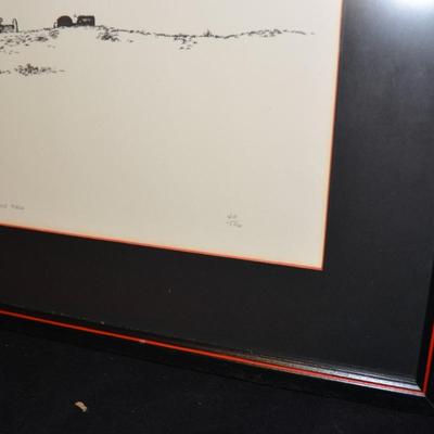 Robert Prevott "The Field" Framed Print, 40/100 1972