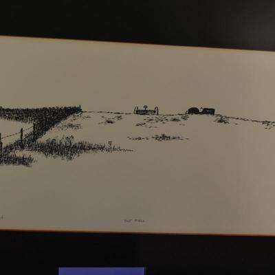 Robert Prevott "The Field" Framed Print, 40/100 1972